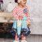 thanksgiving turkey stripe kids wholesale boutique clothing