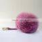 Small real fox fur Bag Pendant Car Key Chain Clothing Accessories 8 color