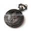 Retro Men Antique Silver India Head Eagle Pocket Watch