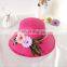Simple Summer Sun Hat Straw Hat Flower Trimmings Hat