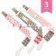 baby cotton pacifier clip,metal pacifier clip with customized printed