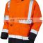 Men's 100% polyester 300D oxford 3m reflective safety red jacket