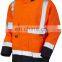 Men's 100% Polyester 300D Oxford 3m Reflective Safety Red Jacket