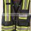 Custom fabric 2017 hot selling sleeveless reflective waistcoat