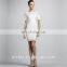 2016 new sexy white short cape sleeve cocktail dresses bandage dress for woman