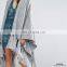 Chunky Knit Shawl Cardigan Sweater Open Front Poncho and Shawl with Fringed Hem