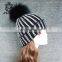 Fur Pompons Curling Winter Cute Casual Cap Knitted Beanies