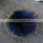 genuine fur factory china developed new color raccoon fur pom pom , 15cm colored raccoon fur ball for beanie