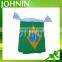 Gold sales decorative custom polyester Brazil triangle pennant string flag