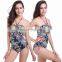 Push Up Top High waist Big Women's Plus size 2016 Tankini swimsuit