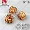 Decorative fat square point back fancy crystal stones for jewelry making