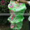 P-9074 New arrival dyed 100% real silk long belly dance fan veil with size 1.8m and 1.5m