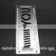 Custom Design Plated Silver Nameplate Template