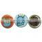 38mm tinplate bottom custom pin badge