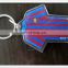 Flabellum shape with personally design card inserted Acrylic keychain