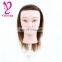 Lightweight Cosmetology 100% Human Hair Training Doll Head Training Head for Barber