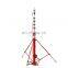 3--18m portable telescopic aerial photography mast