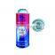Straight butane gas can for cassette stove with aerosol valve cap