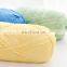 Multi color fine weight wool like acrylic blend baby sweater yarn