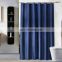 i@home thick polyester solid color hotel blue bath shower curtain waterproof
