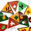 Custom Logo Printing felt flag Sets for house