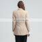 TWOTWINSTYLE Women Fashion Coats Notched Long Sleeve High Waist With Sashes Elegant Casual Vintage