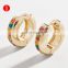 Fashion Women Earrings with Rhinestones boutique Exaggerated Matte Stud Earrings GIRL Female Creative Jewelry