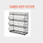 Factory wholesale price snack rack multi-layer oblique basket