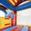 Inflatable Roller Coaster Jumping Castle Commercial Bounce House With Slide