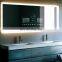 large led mirror  smart mirror  round vanity with lights bathroom  wall  mirror