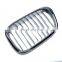 Free Shipping! Chrome/Black Front Hood Grille Left For 2001-2003 BMW 525i 540i 5-Series E39