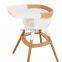 Adjustable Legs Baby Chair With Removable And Tray Baby High Chair Wooden High Chair for Baby Infants Toddlers