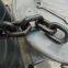 Heavy duty painted black G80 lifting chain
