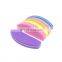 5Pcs Mix Color Nail File Sponge Vijlen Nails Sanding Buffer 100/180 Grit Mini Nail Files Set Manicure Tool Moon Shape