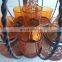 Halloween metal pumpkin candle holder metal candle holder decoration for halloween