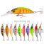 Amazon Wholesale long tail minnow 7cm 6g hard bait fishing lure Minnow for freshwater saltwater fishing