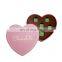ODM Customised Heart Shape Pink Chocolate Makeup Container Wholesale Eyeshadow Pigment Palette