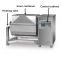 Automatic Steam Heating Food/jam/bean Paste With Vacuum Horizontal Mixing Cooking Jacketed Kettle