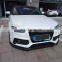 Бампер для автомобилей Audi A4, S4, RS4 с противотуманными фарами. Комплект кузова для автомобилей Audi A4, S4 с решеткой радиатора. Передний бампер для Audi A4, S4 2013, 2014, 2015, 2016 годов