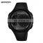 SANDA 763 Men boys sport latest silicone strap quartz analog waterproof cheap digital watch