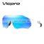 Sports Sunglasses Protection Cycling Glasses with 3 Interchangeable Lenses UV400 for Cycling, Baseball,Fishing, Ski
