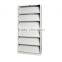 (DL-B1 ) Folding adjustable 5 layers steel magazine rack book shelf for school library furniture