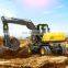 Hengwang HW90 Brand New Factory Price For Hydraulic Wheel Excavator Hot Sale In Malaysia