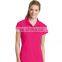 New design premium women golf shirt apparel sleeveless zipper slim fit custom polo t shirts with private logo Polo shirt