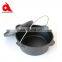 Drum cover cast iron camping pot outdoor saucepans