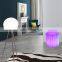 16 colors light up modern sofa corner hard plastic led sofa set LED night club sofa