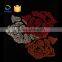 New design skate emoji hotfix afro girl rhinestone iron on transfer