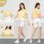 Quick Dry Sports Breathable Lightweight Tshirts Factory Sales Yoga Side Slit Crop Fit Tops
