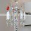 indoor home hotel luxury living room decoration contemporary led crystal wall lamp