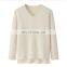 Custom Loose Knitted 100% Pure Cashmere Pullover High Quality V Neck Sweater Casual Autumn/Winter Plus Size Breathable Solid